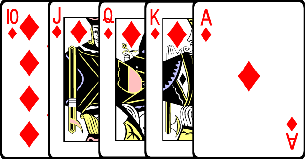 Chances of hitting a royal flush in texas holdem